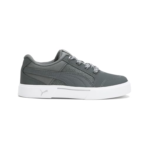 PUMA Kids Boys C Rey Atypical Lace Up Sneakers Shoes Casual - Grey