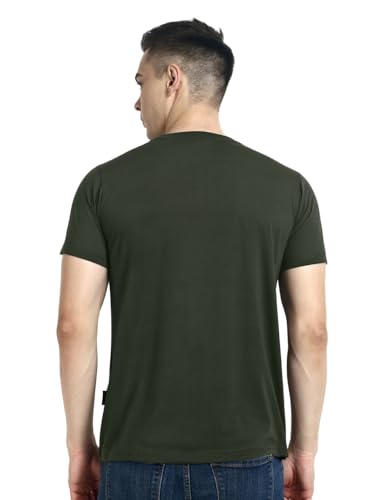 Image of hummel Cam Men's Cotton Round Neck Half Sleeve T-Shirt