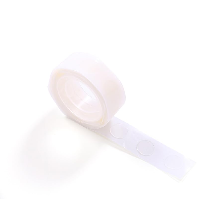 GJT Adhesive Tape Double Sided Glue Point,Adhesive Clear Balloons Tape Removable Non Trace Stickers for Wedding Decoration, Art Craft, Party Supplies