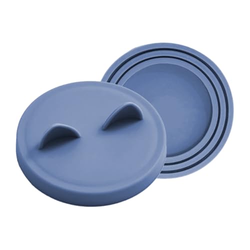 WEGLOK Coperchi in Silicone per Lattine di Cibo per Cani e Gatti, 2 Pezzi, Tappi per Lattine con Taglia 3 in 1, riutilizzabili, Dimensioni Universali, Coperture Silicone per lattine animali domestici