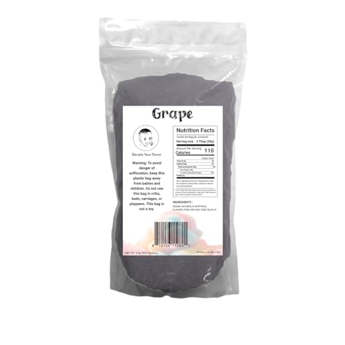 Image of Grape Flossugar - 2 lb (32 oz) - Pre-Mixed, Ready-to-Use Cotton Candy Sugar - Sweet, Cake-Inspired Flavor - Perfect for Parties, Festivals, and Concession Stands