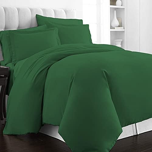 Pizuna 400 Thread Count Cotton Super King Duvet Cover Set Off White, 100% Long Staple Cotton Super King Quilt Cover, Luxury Soft Sateen Superking Duvet Covers (100% Cotton Duvet Cover Super King)