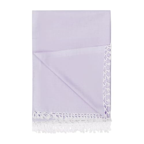 Image of Bhagalpuri Soft Dull Cotton Single Chadar | Single Thread Lightweight Odhne Wali Chadar | Top Sheet for Sleeping Summer (Purple)
