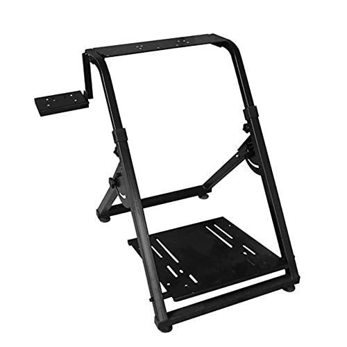 Racing Simulator, Fesjoy Racing Simulator Racing Simulator Cockpit Videospielzubehör Nur Halterung Ohne Handbremse und Lenkrad Cover