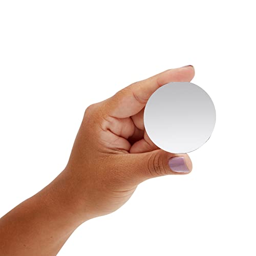 Juvale 60 Pack Small Round Mirrors For Crafts, 2-Inch Glass Tile Circles For Wall And Table Decor, Mosaics, Diy Home Projects, Easter Decorations, Arts And Crafts Supplies #TOP3