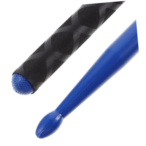 Baquetas 5A de nylon 3 pares con mangos antideslizantes coloridos para batería jazz y batería electrónica para principiantes y profesionales miniatura 4