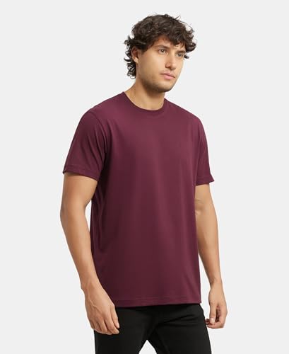 Image of Jockey 2714 Men Super Combed Cotton Rich Round Neck Half Sleeve T-Shirt (Pack of 2)