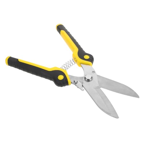 NUOBESTY Metal de Inoxidable Tijera de Corte de Metal Herramienta Pesada de Corte de Chapa Multiusos con Mecanismo de Seguridad