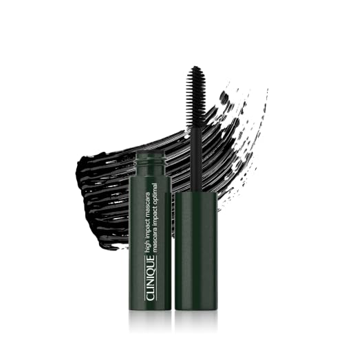 Clinique High Impact Mascara Volume and Length | Safe For Sensitive Eyes | Ophthalmologist Tested, Mini Travel Size, Black, 0.14 Fl Oz