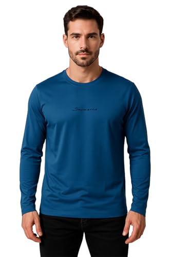 Image of Men's Crew Neck T-Shirt | Premium Polyester Fabric | Breathable, Lightweight, Stylish Activewear for Gym, Training & Casual Wear