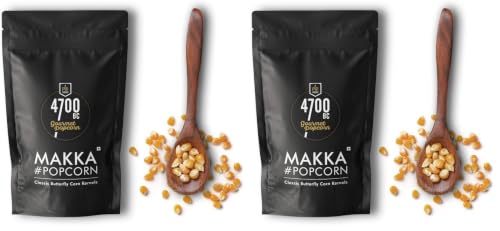 Image of 4700BC Popcorn Makka, Classic Butterfly Corn Kernels, Pouch, 475 Gm (Pack of 2)