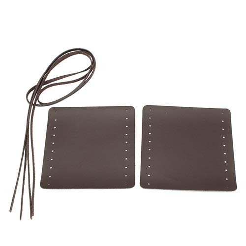 Grips Moto Cafe Racer Old School Brown Heavy Duty poignée en Cuir Poignées de Moto Grip Covers d'accélérateur Retro Wraps 22mm Guidon (Couleur : Brown) Cover