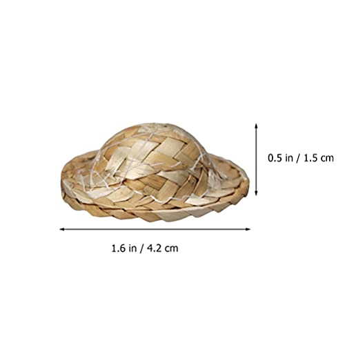 Toddmomy Bambola Cappello di Paglia in Miniatura