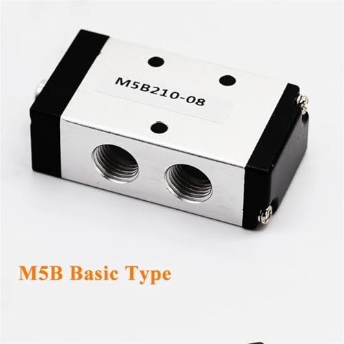 Válvula mecánica M5B210-08 con interruptor manual para control neumático industrial 6