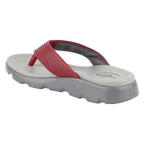 Image of Medifeet Broad Strap Cushioned Leather Slippers for Women