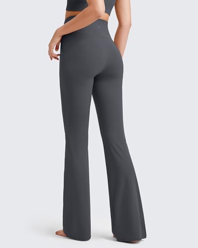Image of G4Free BareFeel Yoga Pants Women High Waisted Flared Leggings with Pockets Soft Casual Flare Pants 29 inch /31 inch /33 inch