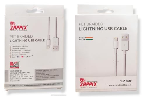 Image of Lightning to USB Cable, Sync & Charge Cable for Apple 14 /13 /12 /11 Pro Max /XS MAX /XR /XS /X /8 /iPad & iPod, fast Charging Lightning Cable