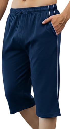 Image of FEEL TRACK Men's Regular Fit Three Fourth Capri