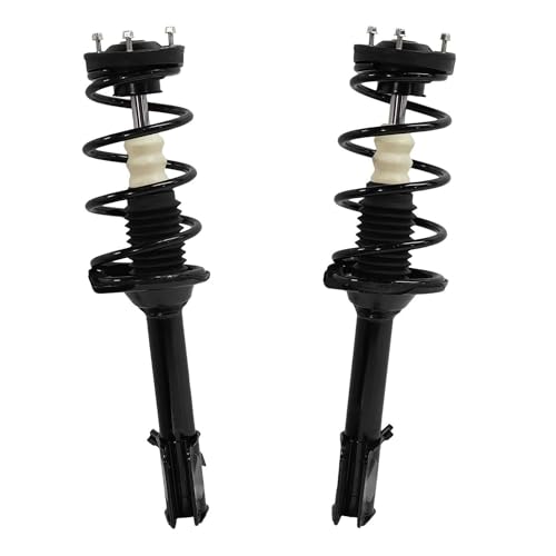 Image of Detroit Axle - 6pc Suspension Kit for 2004-2007 Subaru Impreza [Wagon], 4 Front & Rear Struts with Coil Spring Assembly 2 Front Sway Bar End Links 2005 2006 Replacement
