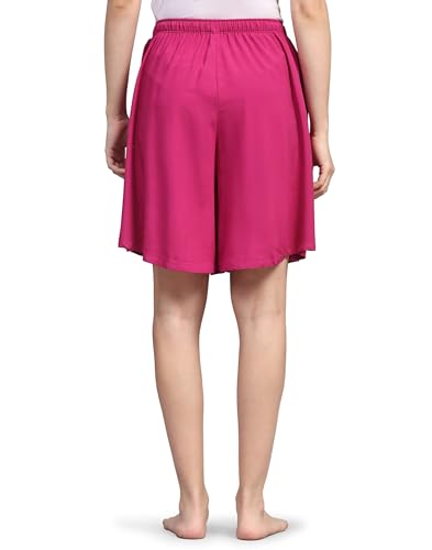 Image of B STORIES Women's Viscose Printed Lounge Culotte Shorts (Pack of 2)