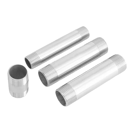 Manga roscada de acero inoxidable 304 de 2" para reparar tramos largos de tubería 2