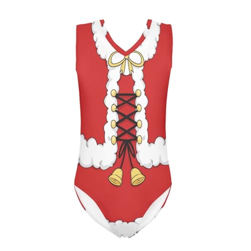 Image of KEIAHUAN Gymnastics Leotards for Girls Sleeveless Bodysuit Dance Leotards Performance Costume