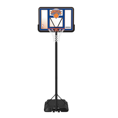 Lifetime NBA New York Knicks Portable Basketball Hoop, Adjustable Height
