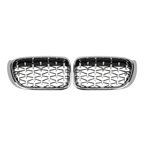 Grille de calandre diamant argent BMW X3 X4 F25 F26 pour un style élégant