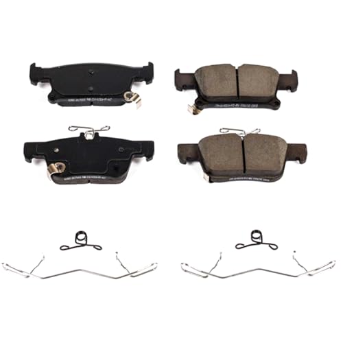 Image of PowerStop Rear Brake Pads for Buick Envision 2016-20 - Z17 Ceramic Brake Pads with Installation Hardware, 17-1923
