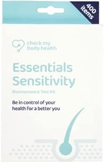 Check My Body Health Food Sensitivity Test Essentials Sensitivity Bioresonance Test Tests 400 Sensitivities Health Food Allergy Test Kit Quick and Easy to Use Includes Food Diary Home Test Kit