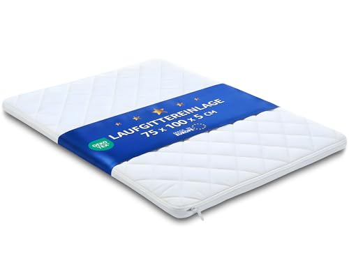 Laufstalleinlage 75x100 cm - Laufstall Laufgitter Baby Matratze...