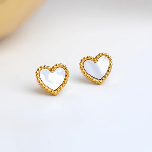 Image of Rubans Demi Fine Stainless Steel Stud Earrings Daily Gift for Women & Girls