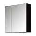 Produktbild trendteam smart living Badezimmer Spiegelschrank Spiegel Concept One, 60 x 63 x 20 cm Front Spiegelglas, Korpus Graphit Grau Melamin mit viel Stauraum