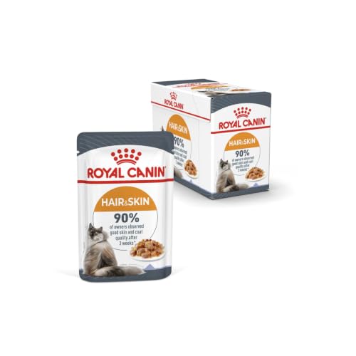 Hair & Skin Care | Nassfutter für Erwachsene Katzen | 2 x 12 x 85 g