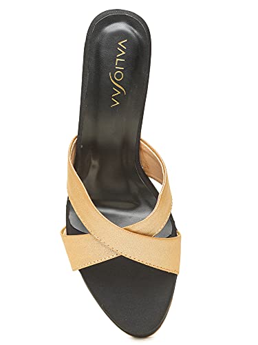 Image of Valiosaa Women's Silver Heels Heeled Sandal
