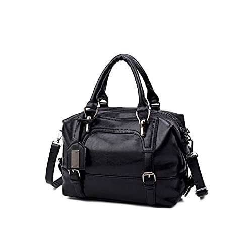 Handbags Shoulder Bags Women Bag Handbag Shoulder Bags for Women Handbags PU Leather Sequined Crossbody Bag (Black)