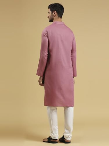 Image of Rajubhai Hargovindas Men Pure Cotton Solid Long Kurta
