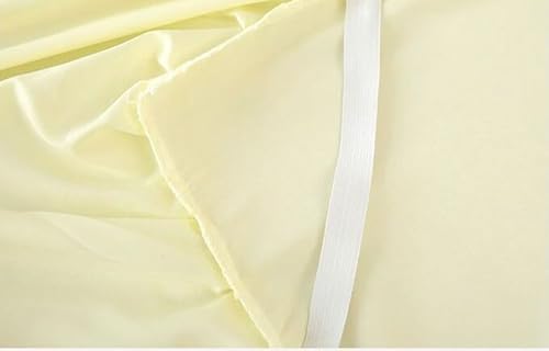 Volants de lit 200x220 cm avec taies beige en polyester - 4