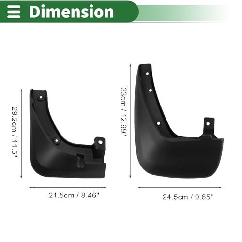 Image of Motoforti Mud Flaps Splash Guards Mud Guards for Kia Sportage 2013-2016 with Mount Accessories