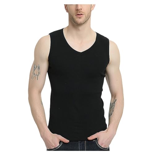 Camiseta regata masculina, gola redonda, cor sólida, roupa íntima esportiva, emagrecedora, ajuste mu