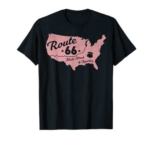 USA Apparel Route 66 Main Street of America T-Shirt