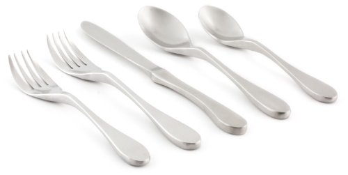 Knork Original Silverware Stainless Steel Metal Utensils Flatware Cutlery Place Setting, 5 Piece