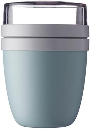 Mepal  Lunch Pot Ellipse  Nordic Pink  700 ml - Practical Muesli Cup, Yoghurt Cup & Lunch Box  Suitable for Use in the Freezer, Microwave, and Dishwasher