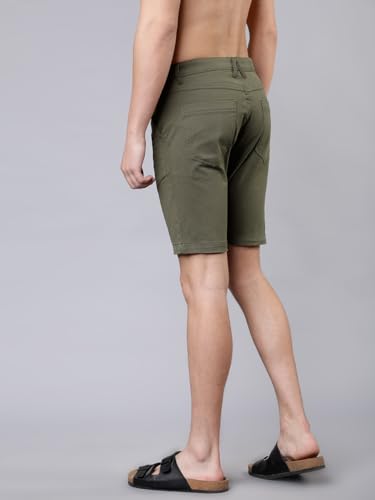 Image of Highlander Cotton Shorts for Men| Regular Fit |Chino Shorts |Shorts for Men Stylish | Mens Shorts