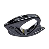 Menolana Climbing Rope Ascender Lightweight Hardware Sturdy Riser Adjuster Climbing Rope Grab for Tree Arborist Mountaineering Outdoor, Black