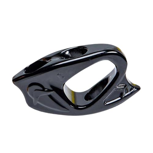 Menolana Climbing Rope Ascender Lightweight Hardware Sturdy Riser Adjuster Climbing Rope Grab for Tree Arborist Mountaineering Outdoor, Black