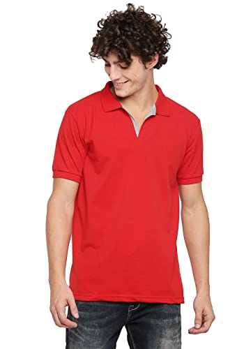 Image of Wear Your Opinion Solid Cotton Rich Polo T Shirt | Collar Tshirts | Half Sleeves | Plain-Regular Fit (Available in Plus Size)