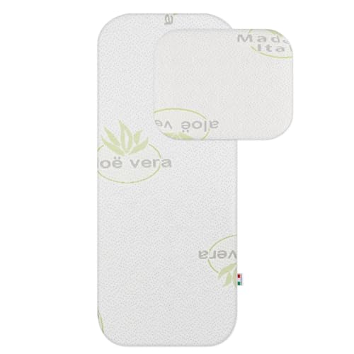 baby idea Matelas nacelle Anti-affaissement Selon Norme EN16890:2017 Coussin nacelle bébé Amovible avec Trous de sécurité Matelas nacelle hypoallergénique...