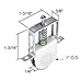 C.R. LAURENCE B617 CRL 1" Steel Ball Bearing Sliding Screen Door Bottom Roller for Columbia Doors