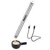 プラズマライター 電子 電気 usb ライター 充電式 火起こし 点火用ライター 無炎バーナー 軽量 防風 小型 フック付き 電量表示 敬老の日 母親 父親 母の日 父の日 プレゼント お歳暮 ギフト お墓参り/BBQ/キチン/アウトドア用 (シルバー)